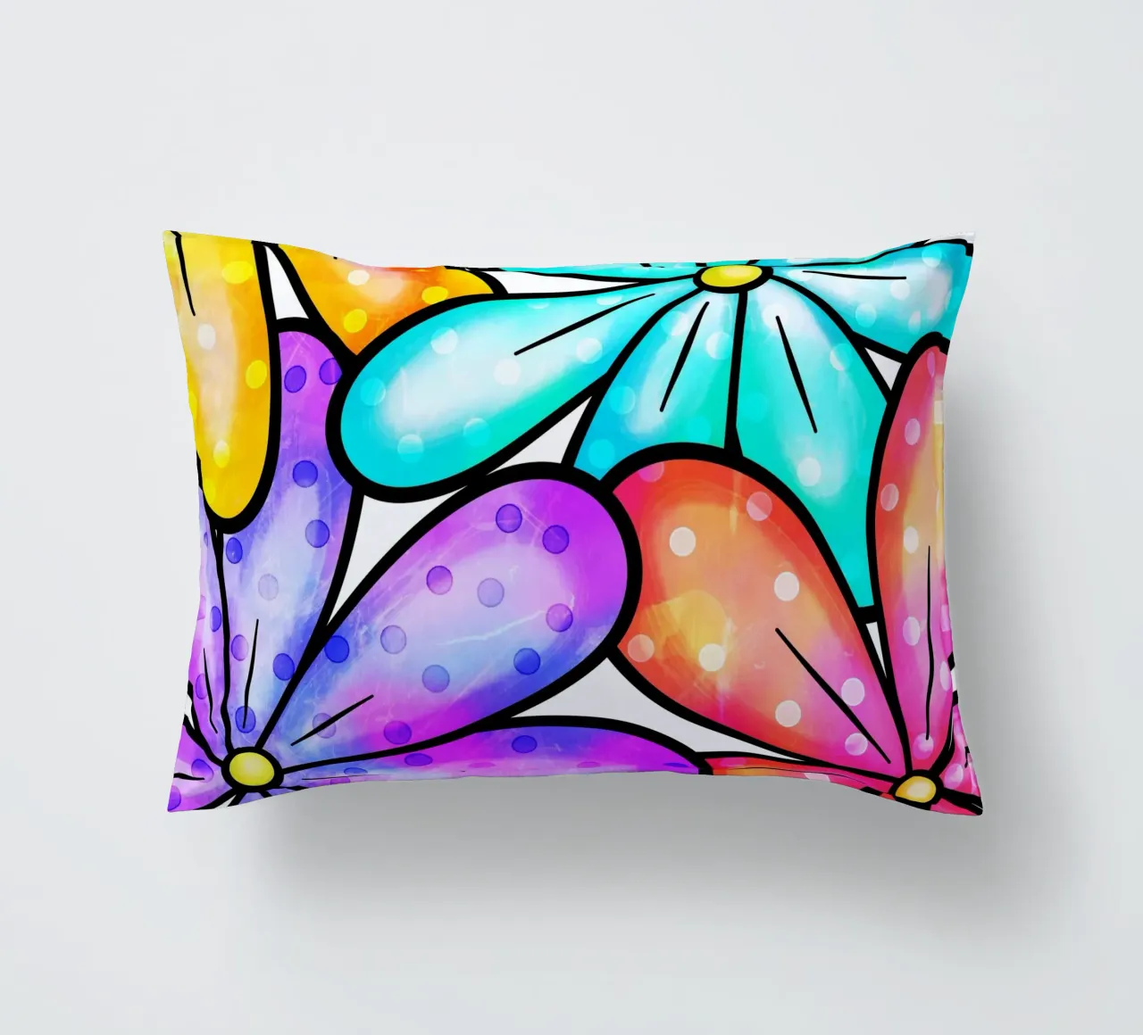 Margherite Inky Pop cuscino da Botanical Pattern House