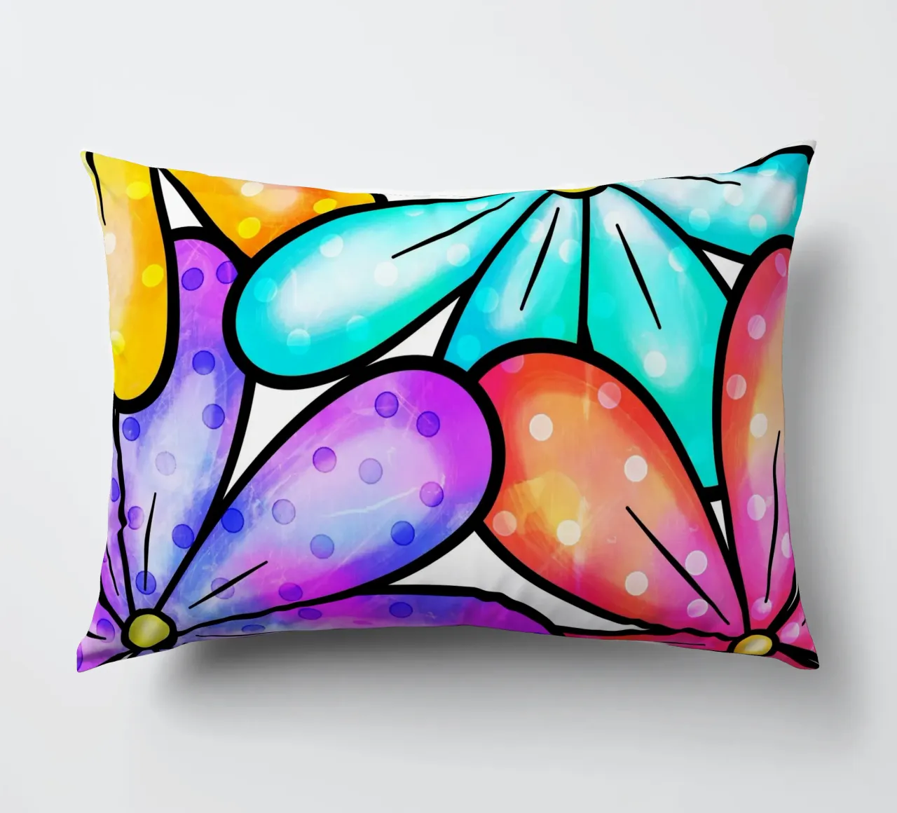 Margherite Inky Pop cuscino da Botanical Pattern House