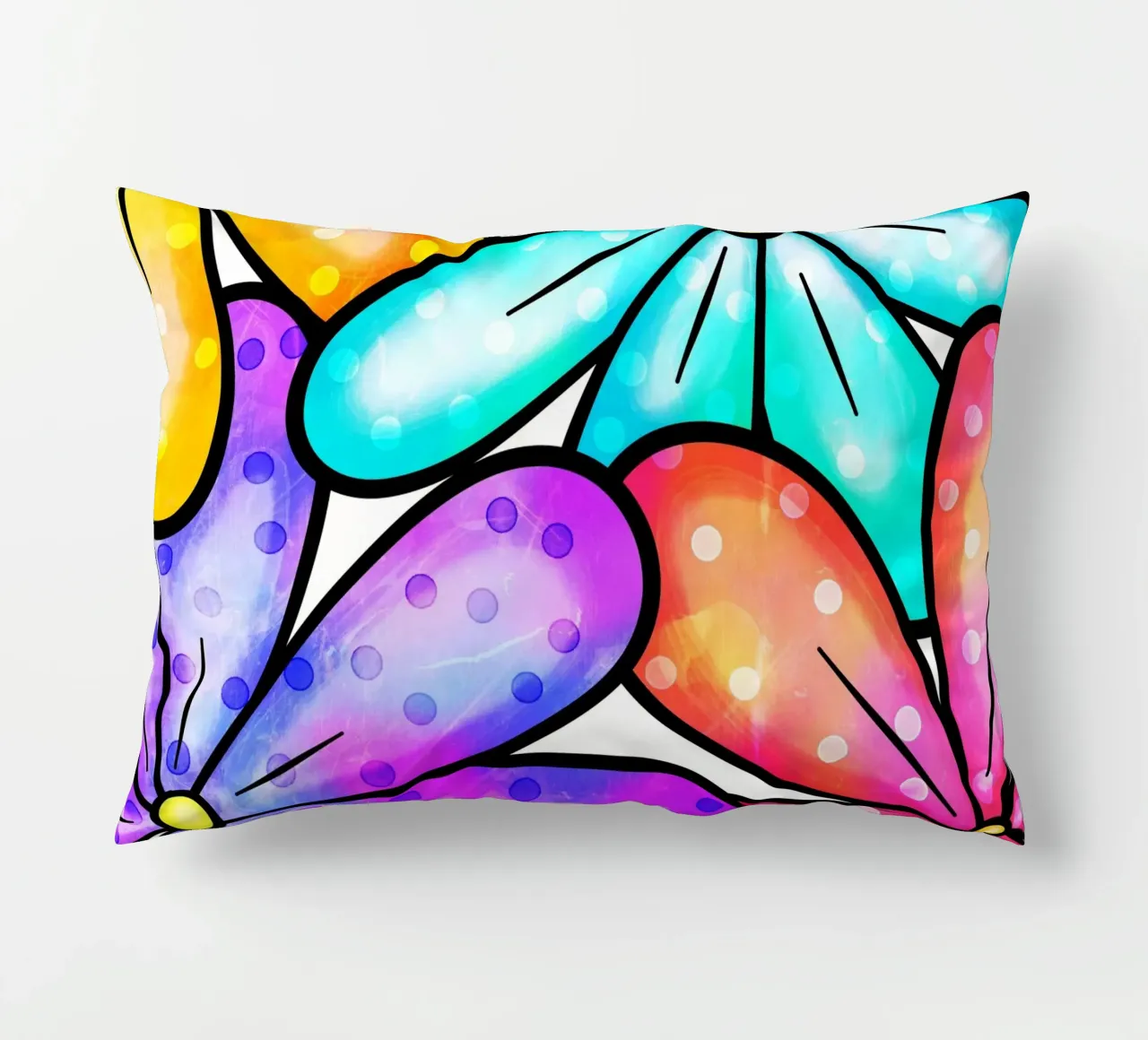 Margherite Inky Pop cuscino da Botanical Pattern House