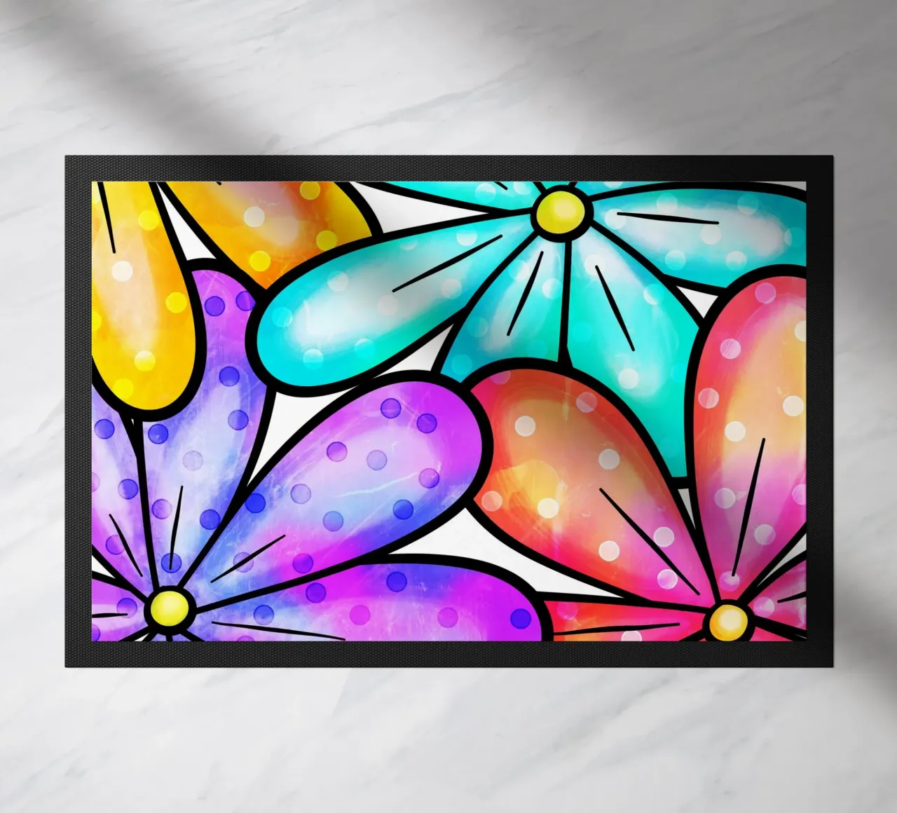 Margherite Inky Pop zerbino da Botanical Pattern House