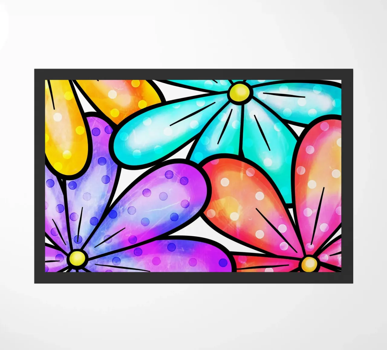 Margherite Inky Pop zerbino da Botanical Pattern House