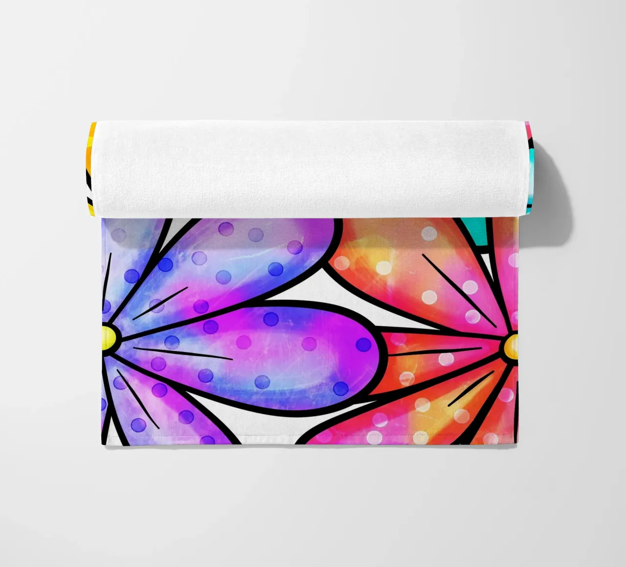 Margherite Inky Pop telo mare da Botanical Pattern House