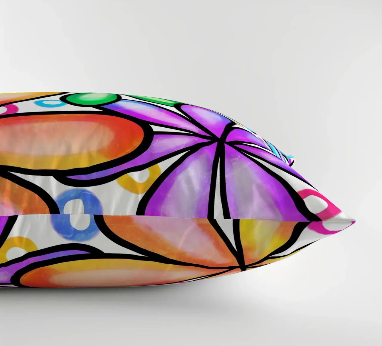 Margherite Inky Pop cuscino da Botanical Pattern House