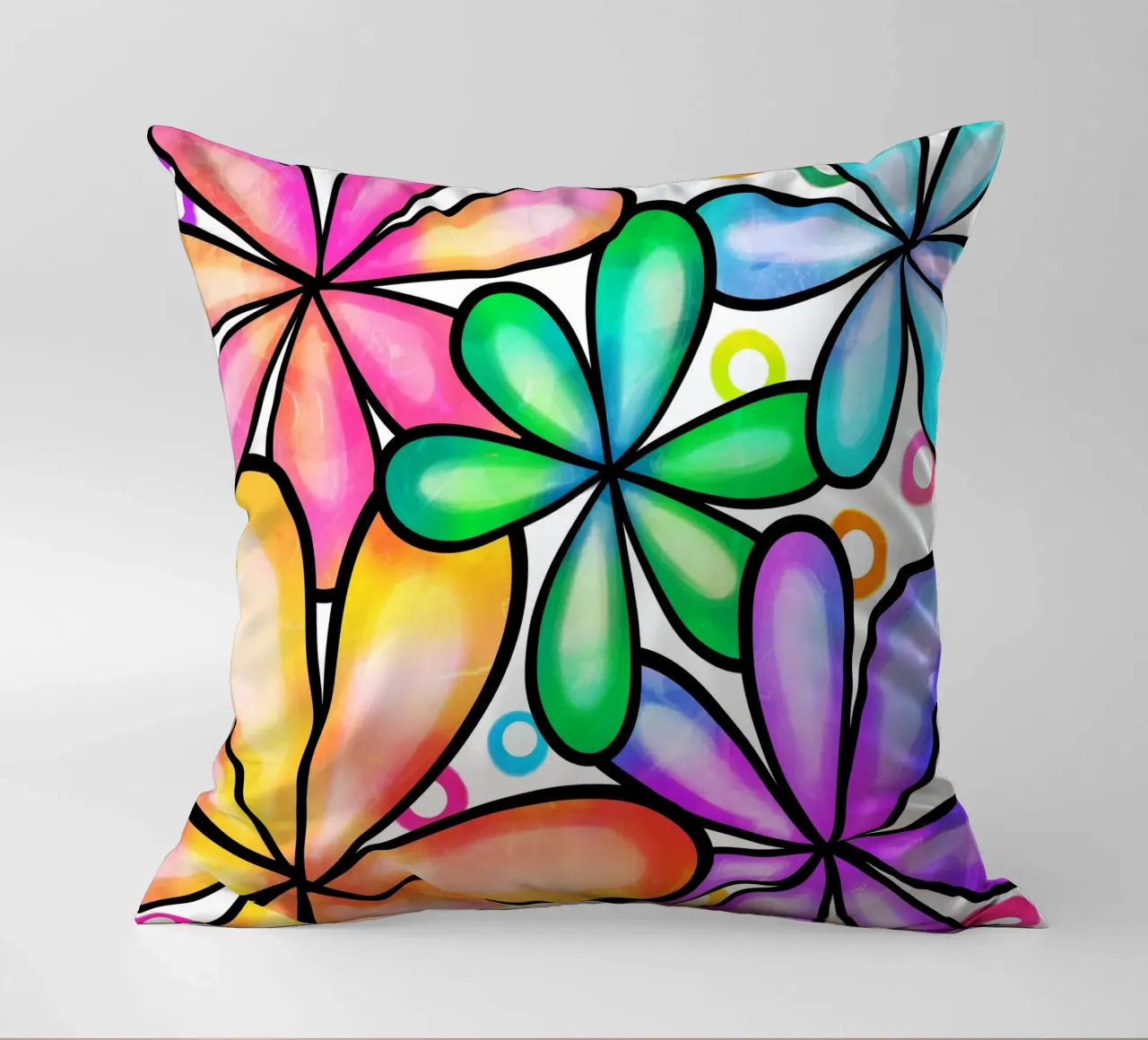 Margherite Inky Pop cuscino da Botanical Pattern House