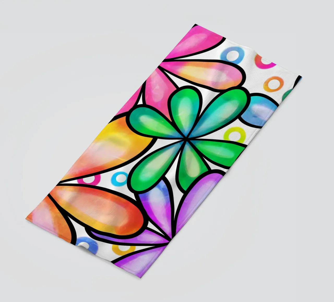 Margherite Inky Pop telo mare da Botanical Pattern House