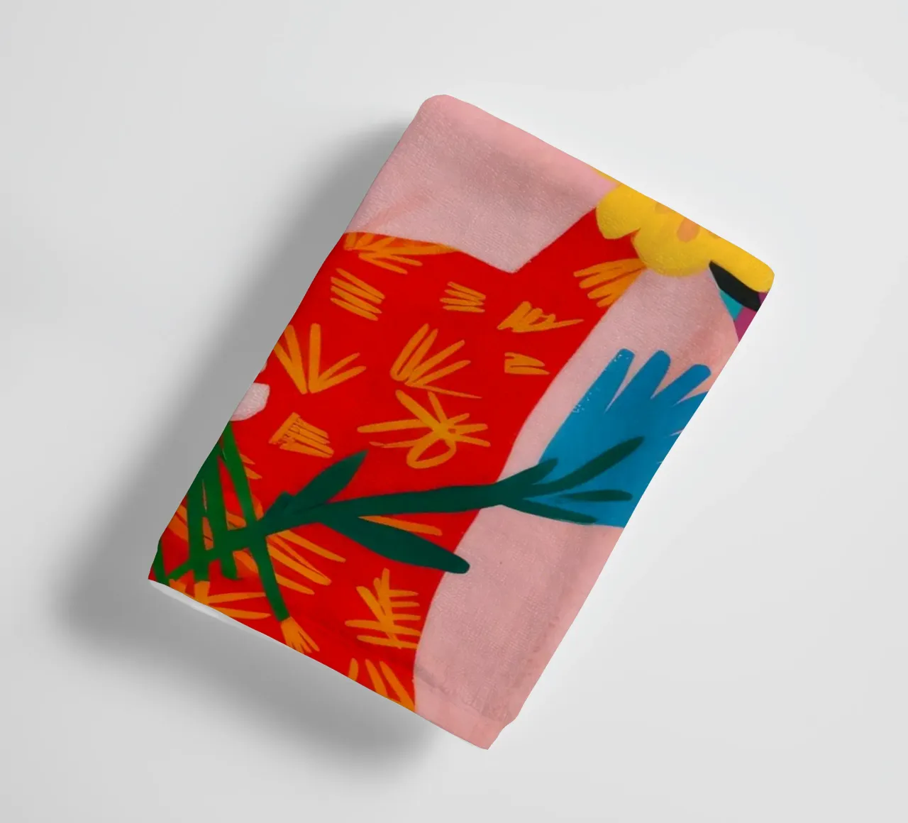 Abbraccio floreale asciugamano da bagno da Petal Canvas