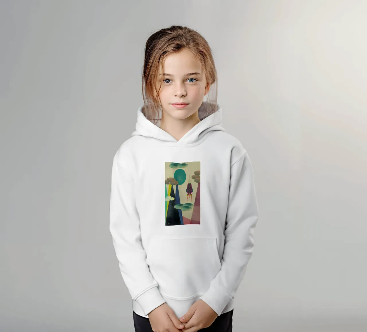 life on mars felpa bambino con cappuccio da Brian Buckley