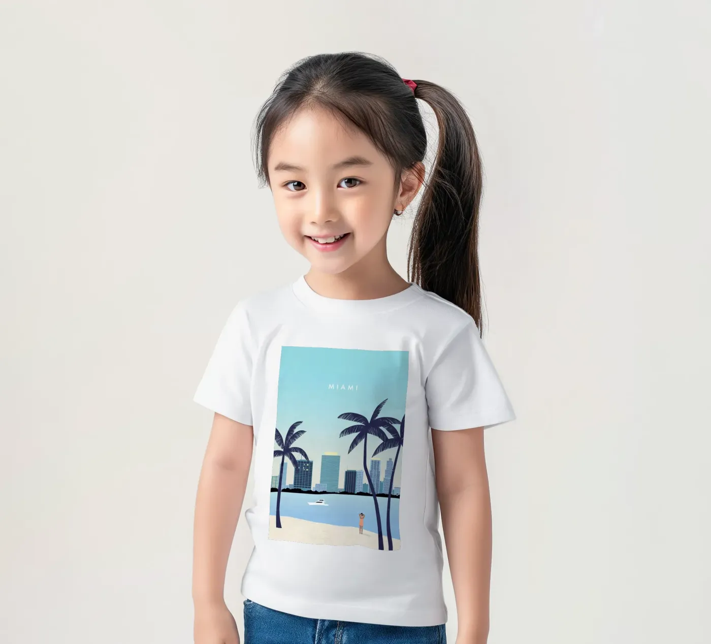 Miami t-shirt bambini da Katinka Reinke