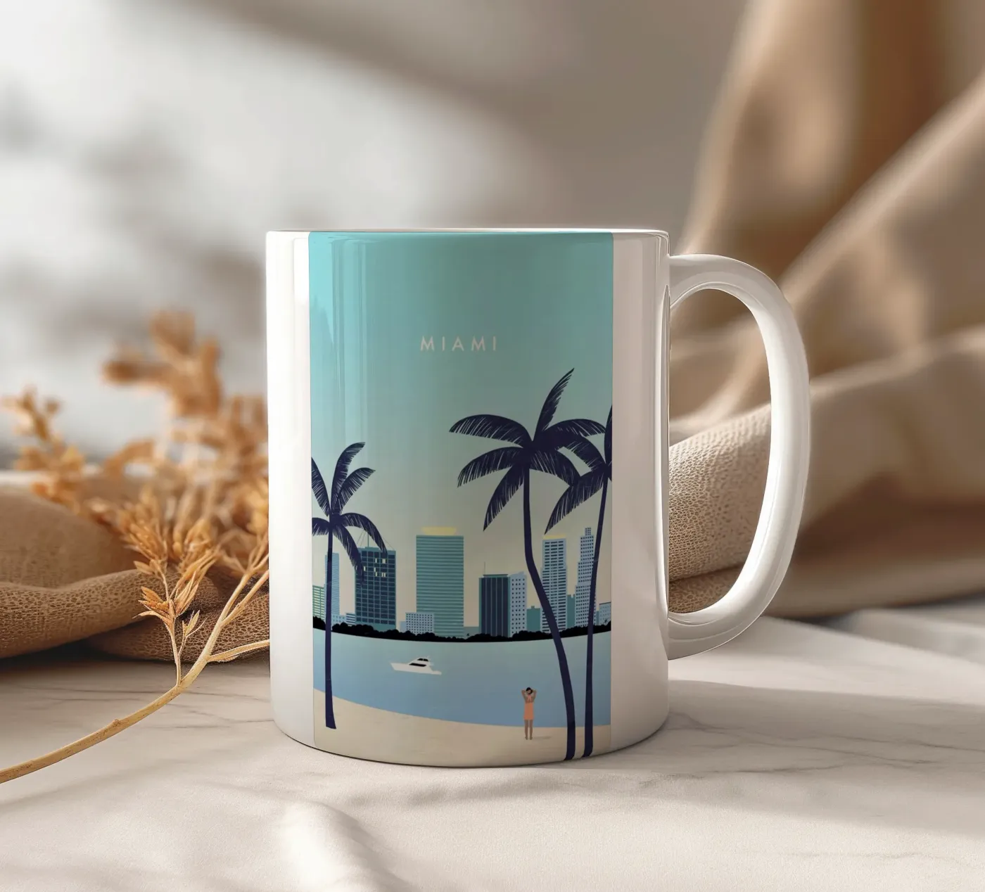 Miami ceramic mug by Katinka Reinke