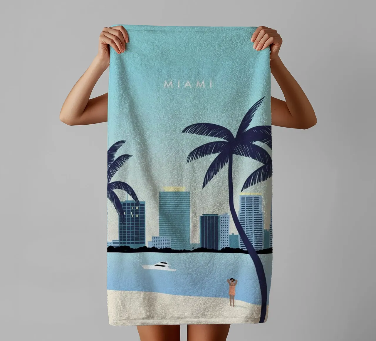 Miami asciugamano da bagno da Katinka Reinke