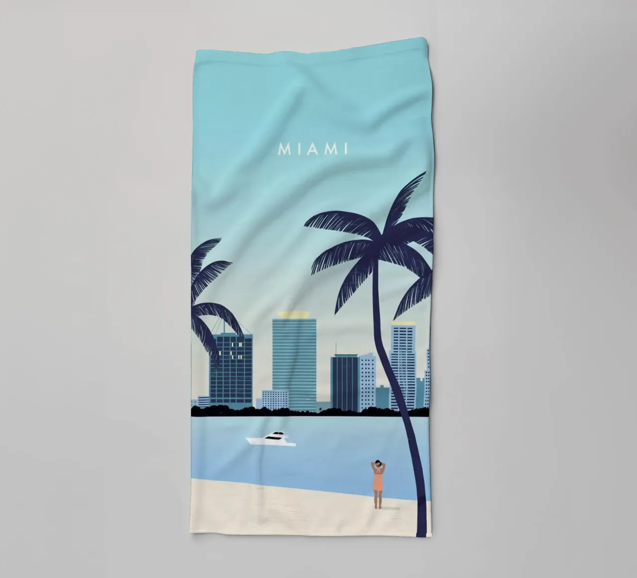Miami asciugamano da bagno da Katinka Reinke