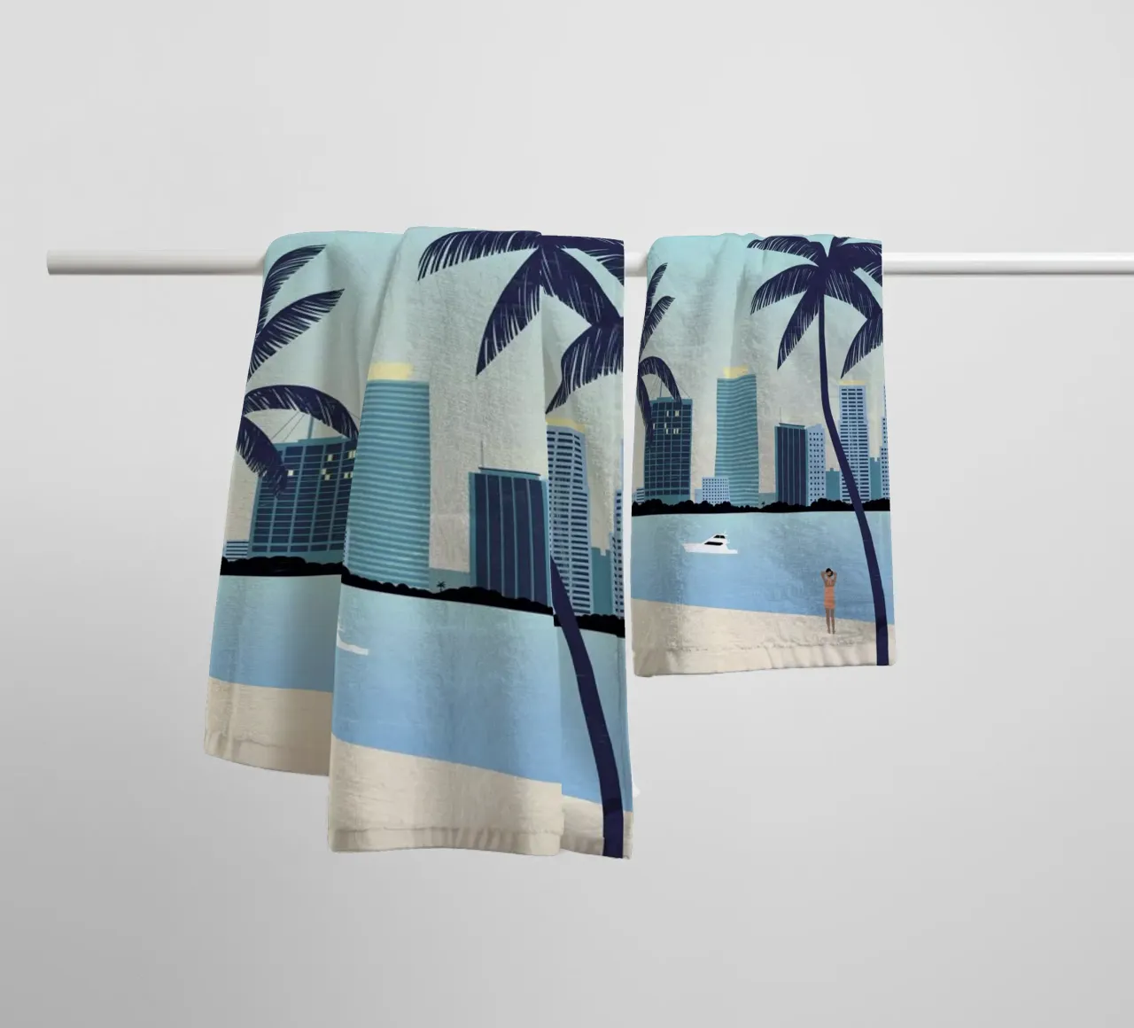 Miami asciugamano da bagno da Katinka Reinke