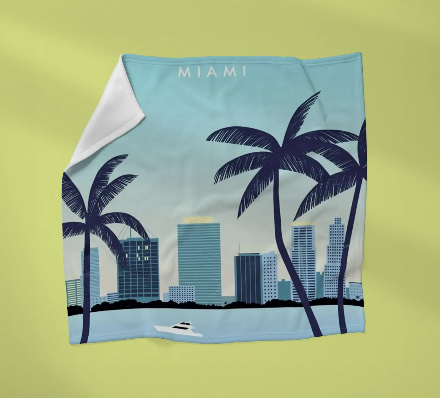 Miami fleecedeken van Katinka Reinke