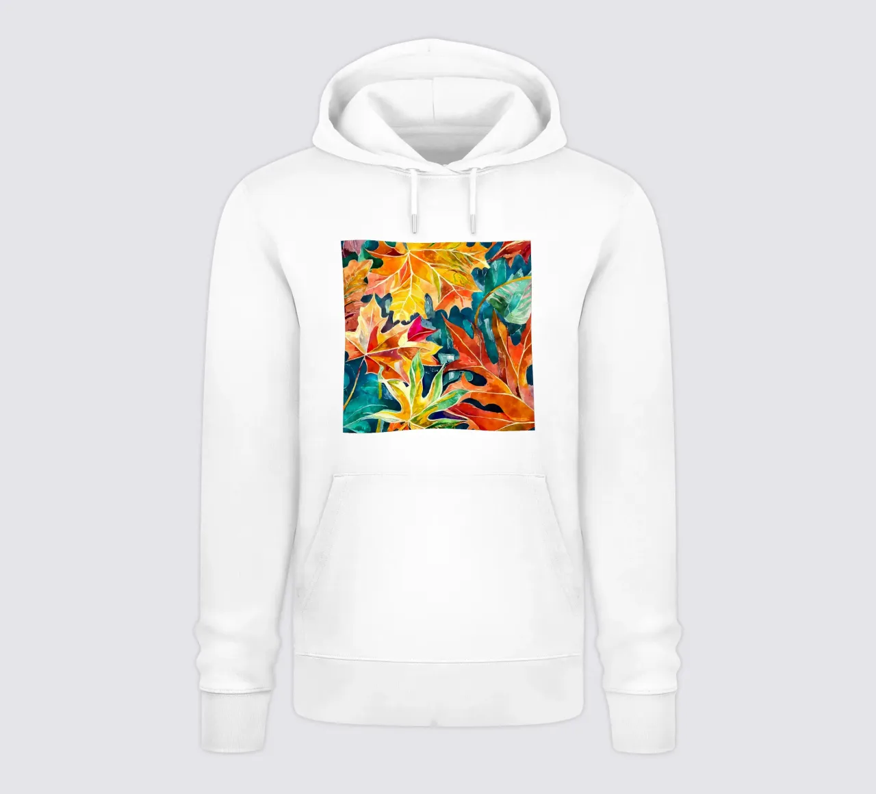 Vortice d'autunno felpa con cappuccio da Botanical Pattern House