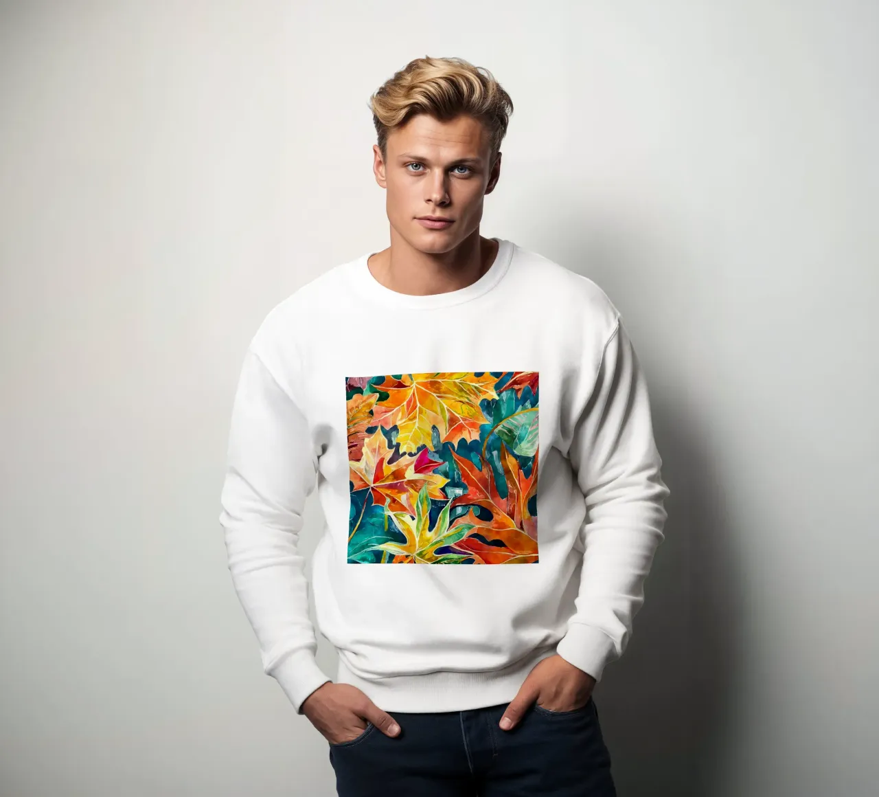 Torbellino de otoño sudadera de Botanical Pattern House