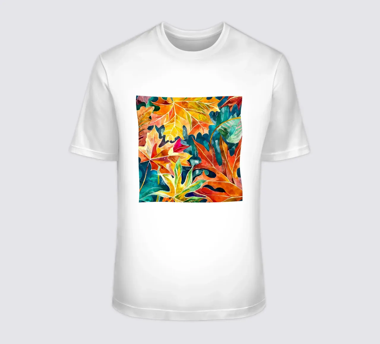 Vortice d'autunno t-shirt da Botanical Pattern House