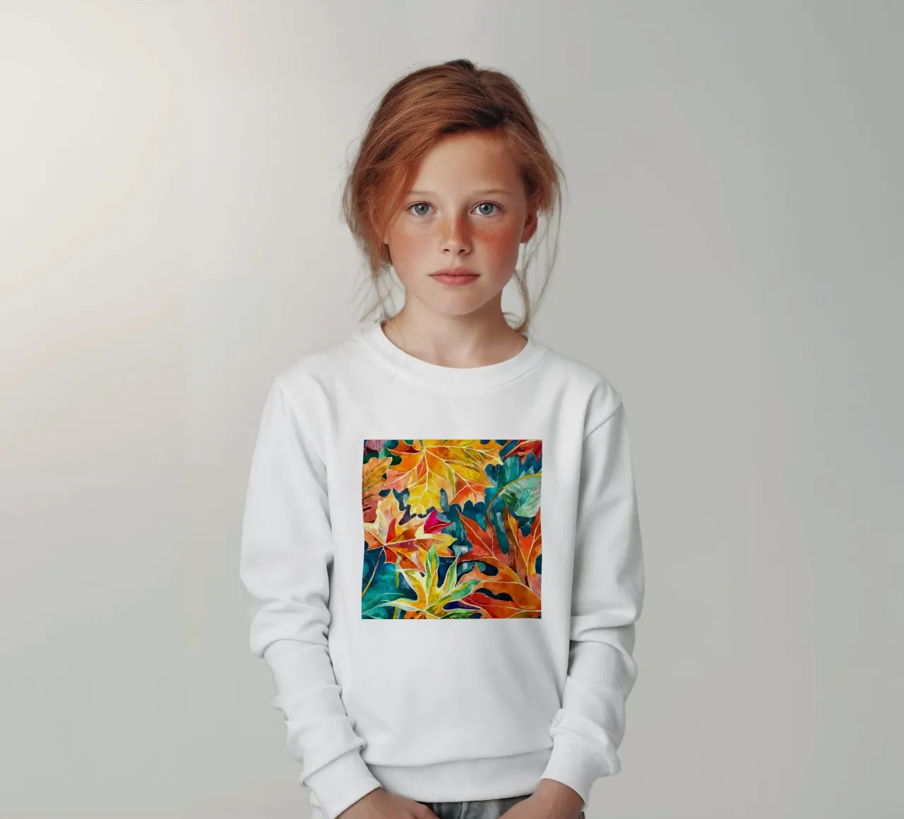Vortice d'autunno felpa bambino da Botanical Pattern House