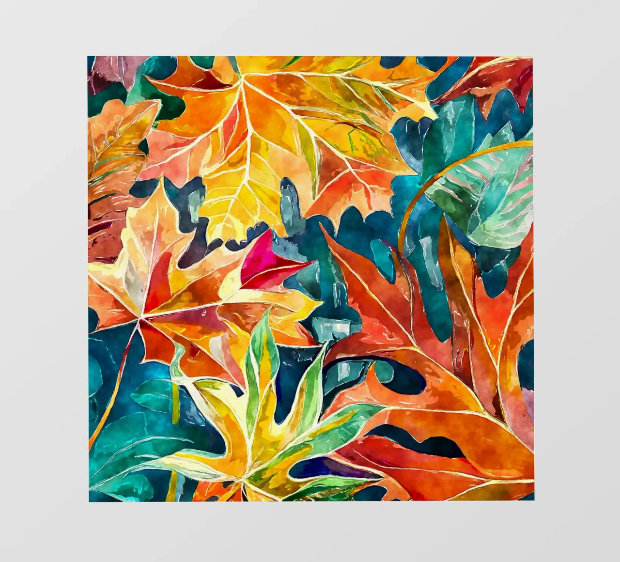 Vortice d'autunno pellicola backlit da Botanical Pattern House