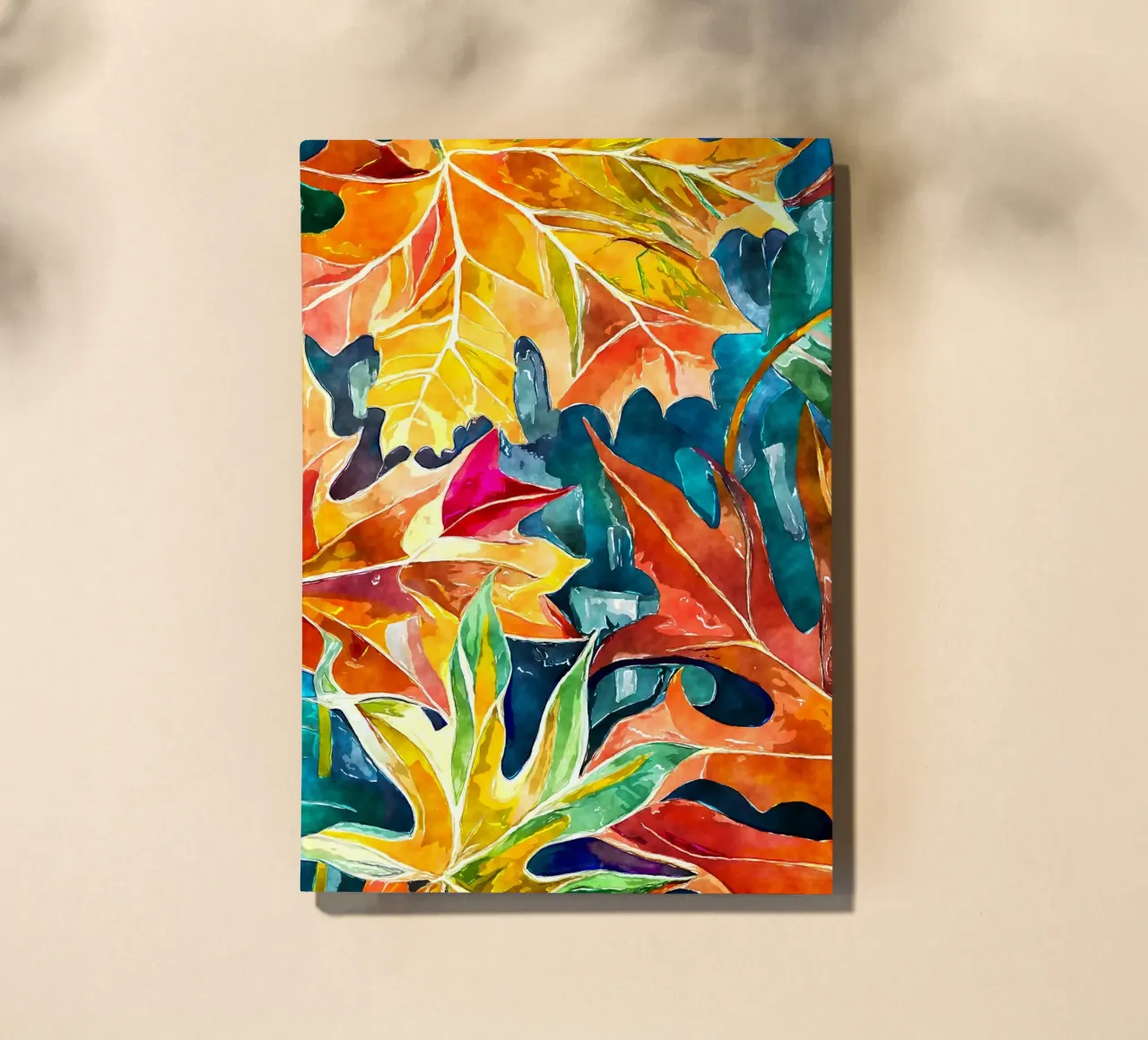 Tourbillon d'automne carnet de notes de Botanical Pattern House
