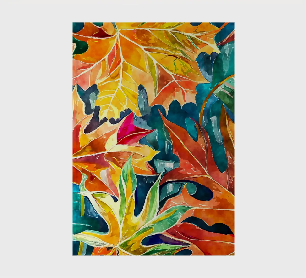 Tourbillon d'automne carnet de notes de Botanical Pattern House