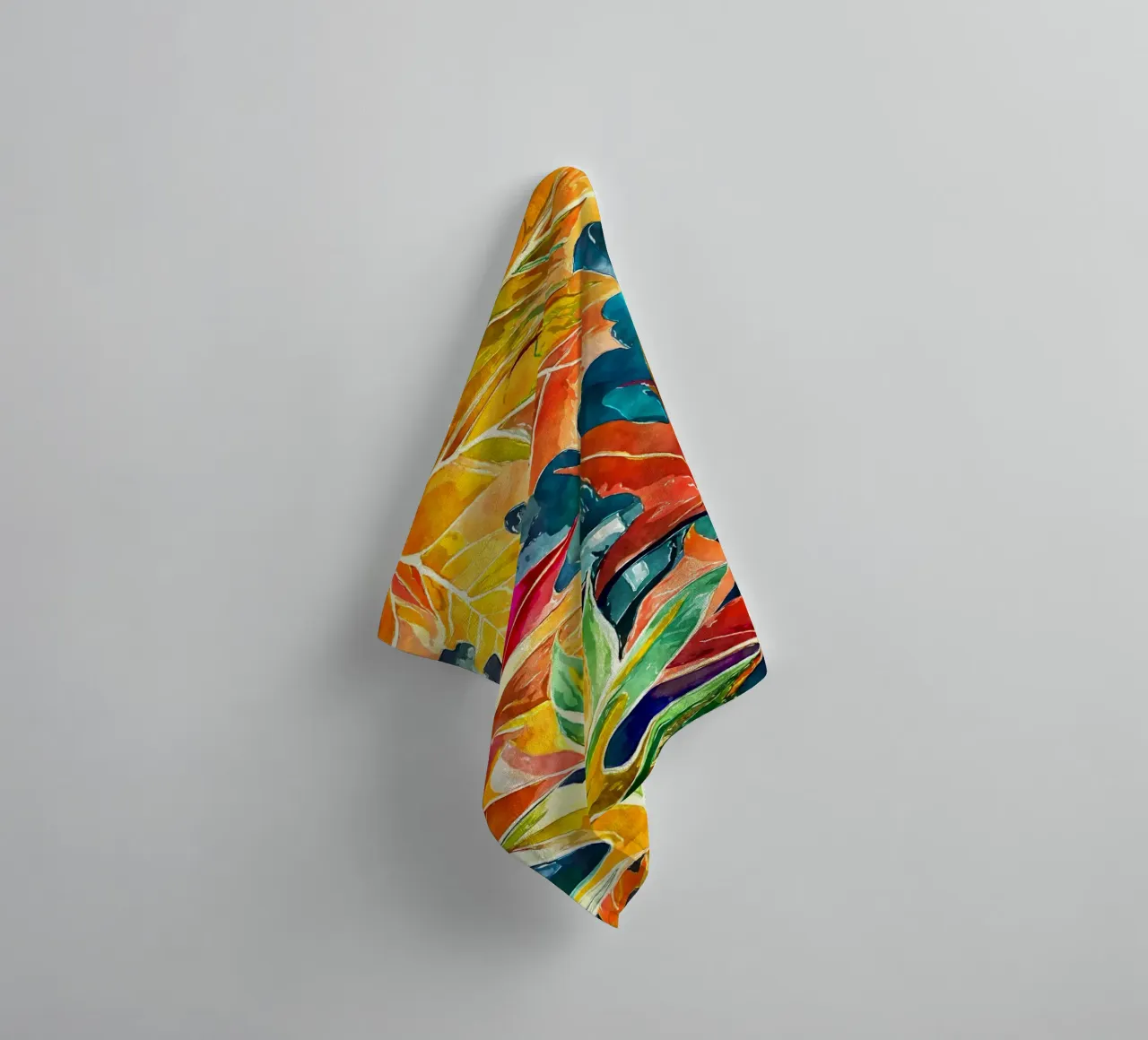 Herbstwirbel Handtuch von Botanical Pattern House