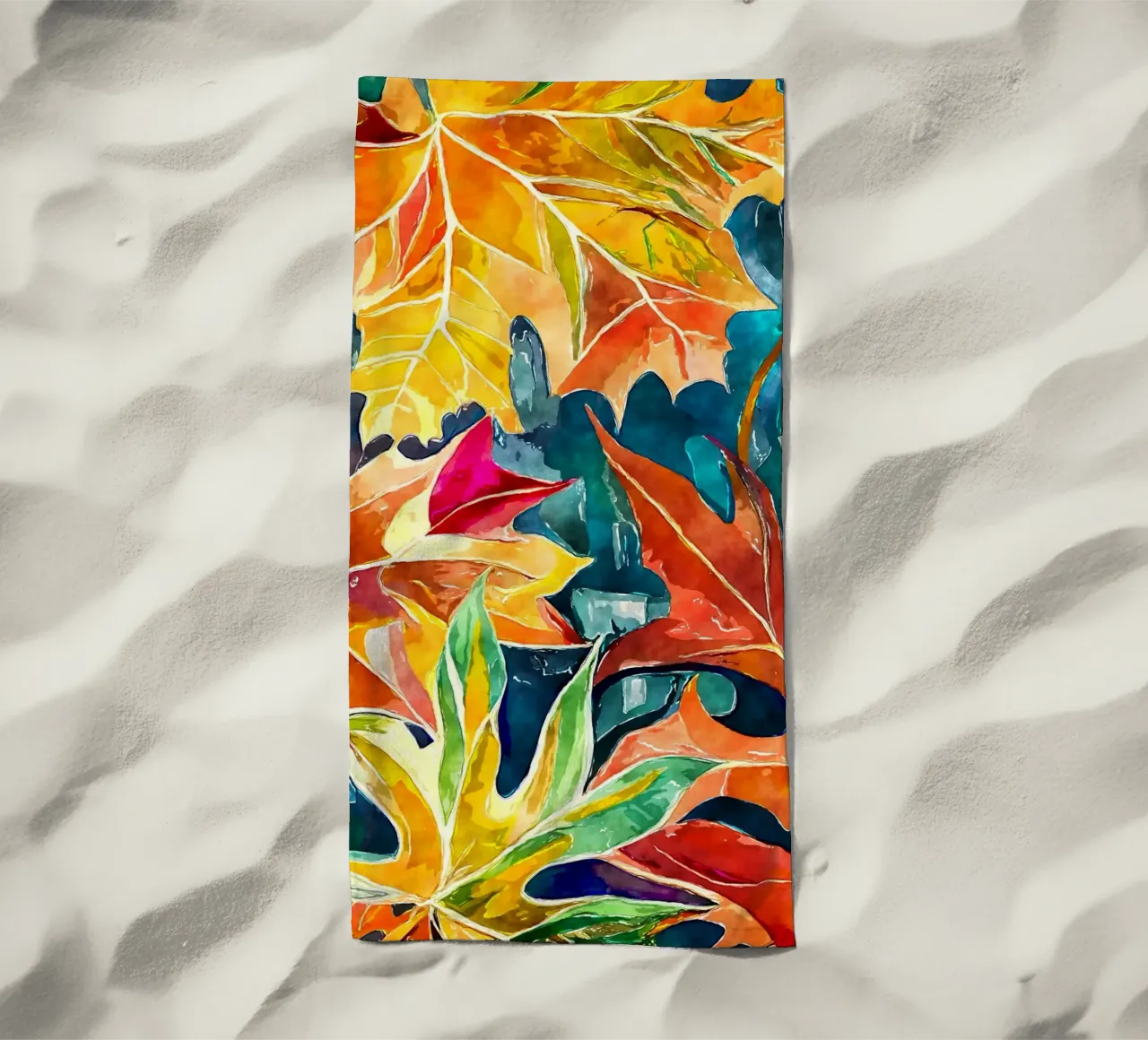 Vortice d'autunno telo mare da Botanical Pattern House