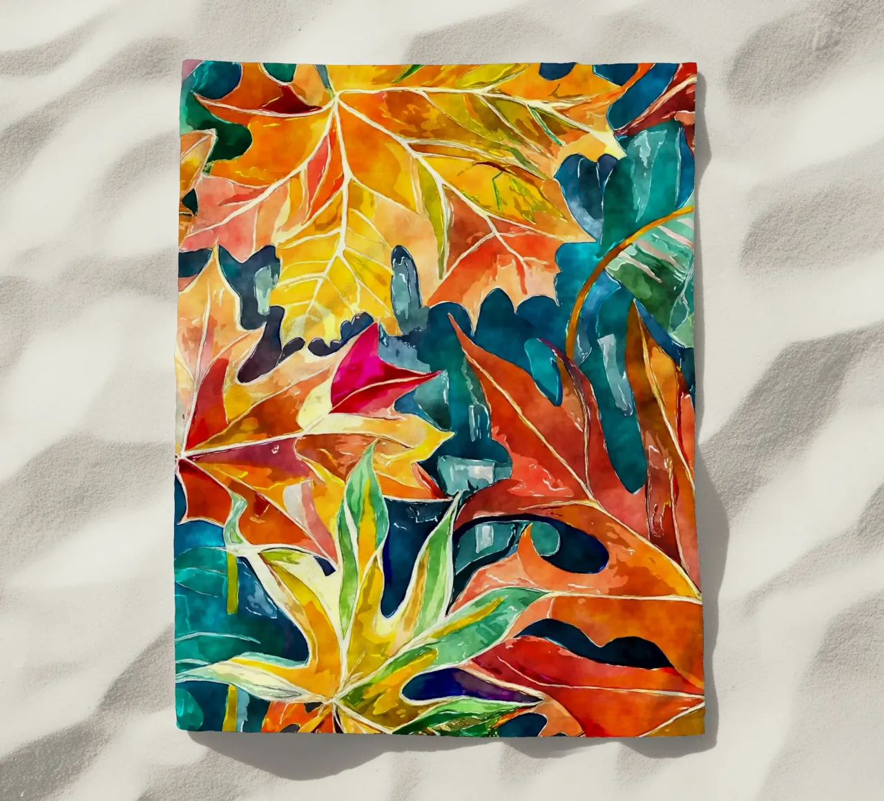Vortice d'autunno telo mare da Botanical Pattern House