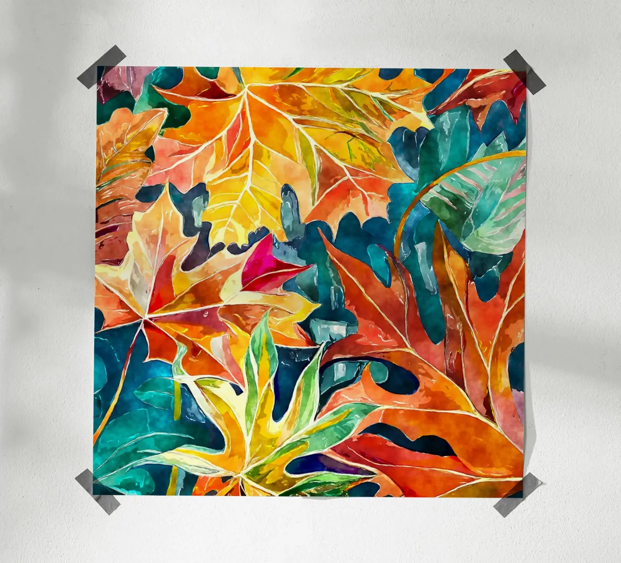 Vortice d'autunno carta hahnemühle da Botanical Pattern House