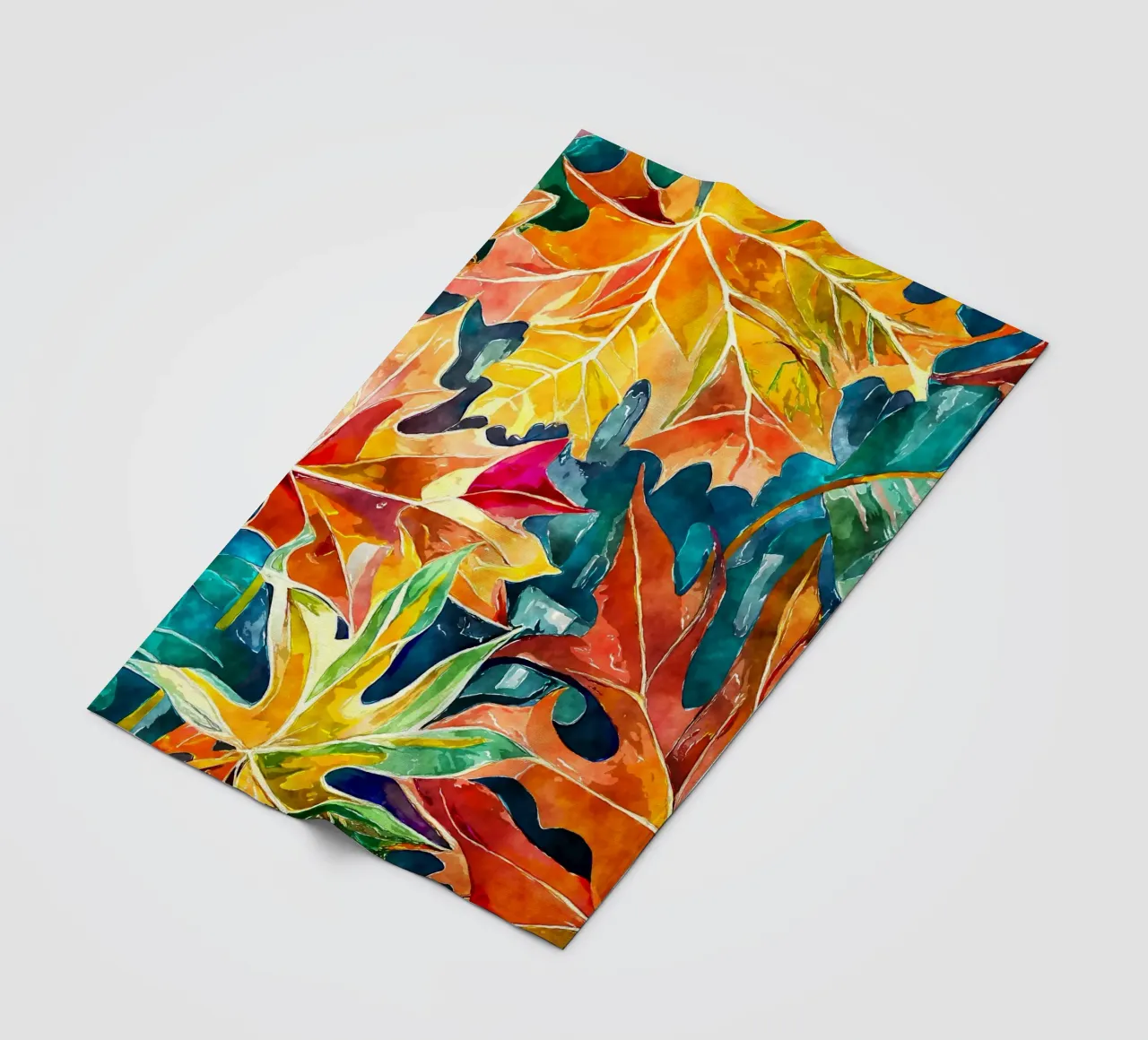 Vortice d'autunno coperta in pile da Botanical Pattern House