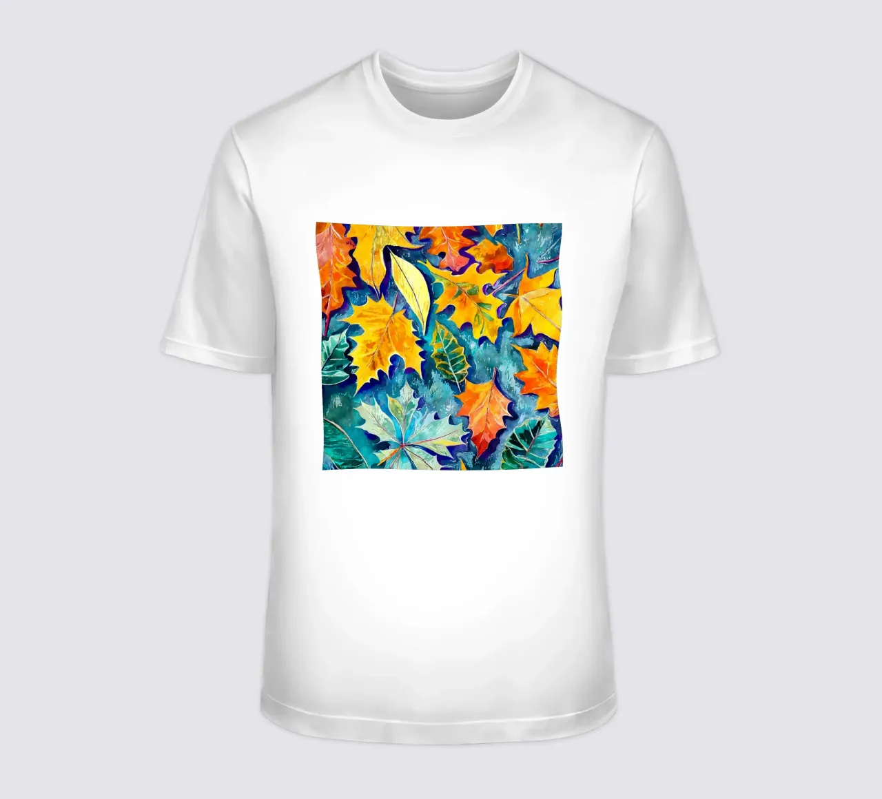 Vortice d'autunno t-shirt da Botanical Pattern House