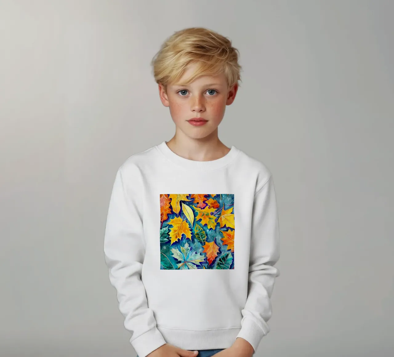 Vortice d'autunno felpa bambino da Botanical Pattern House