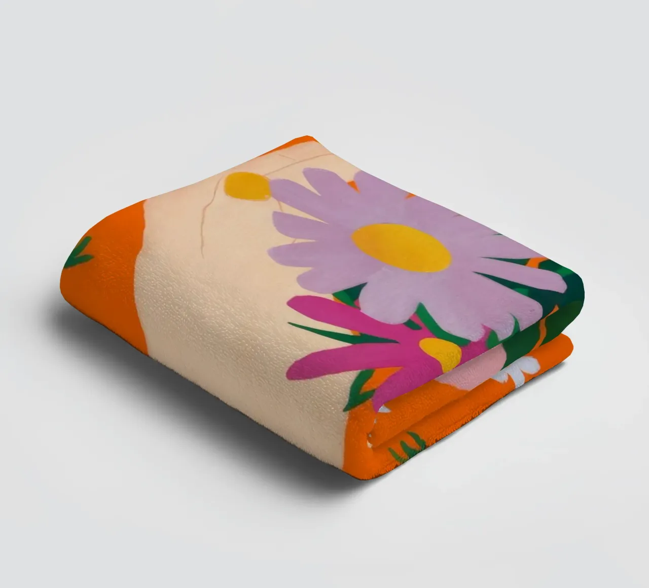 Mani dell'amore floreale asciugamano da bagno da Petal Canvas