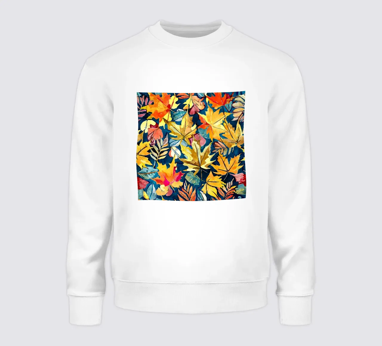 Autumn Whirl sweatshirt by Botanical Pattern House