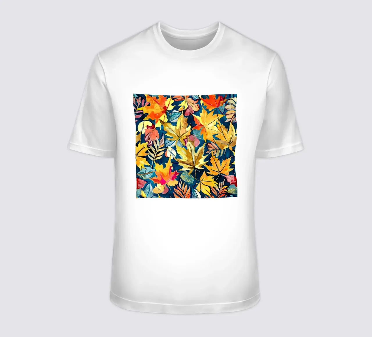 Vortice d'autunno t-shirt da Botanical Pattern House