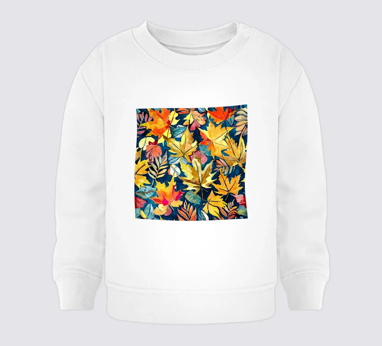 Vortice d'autunno felpa neonato da Botanical Pattern House