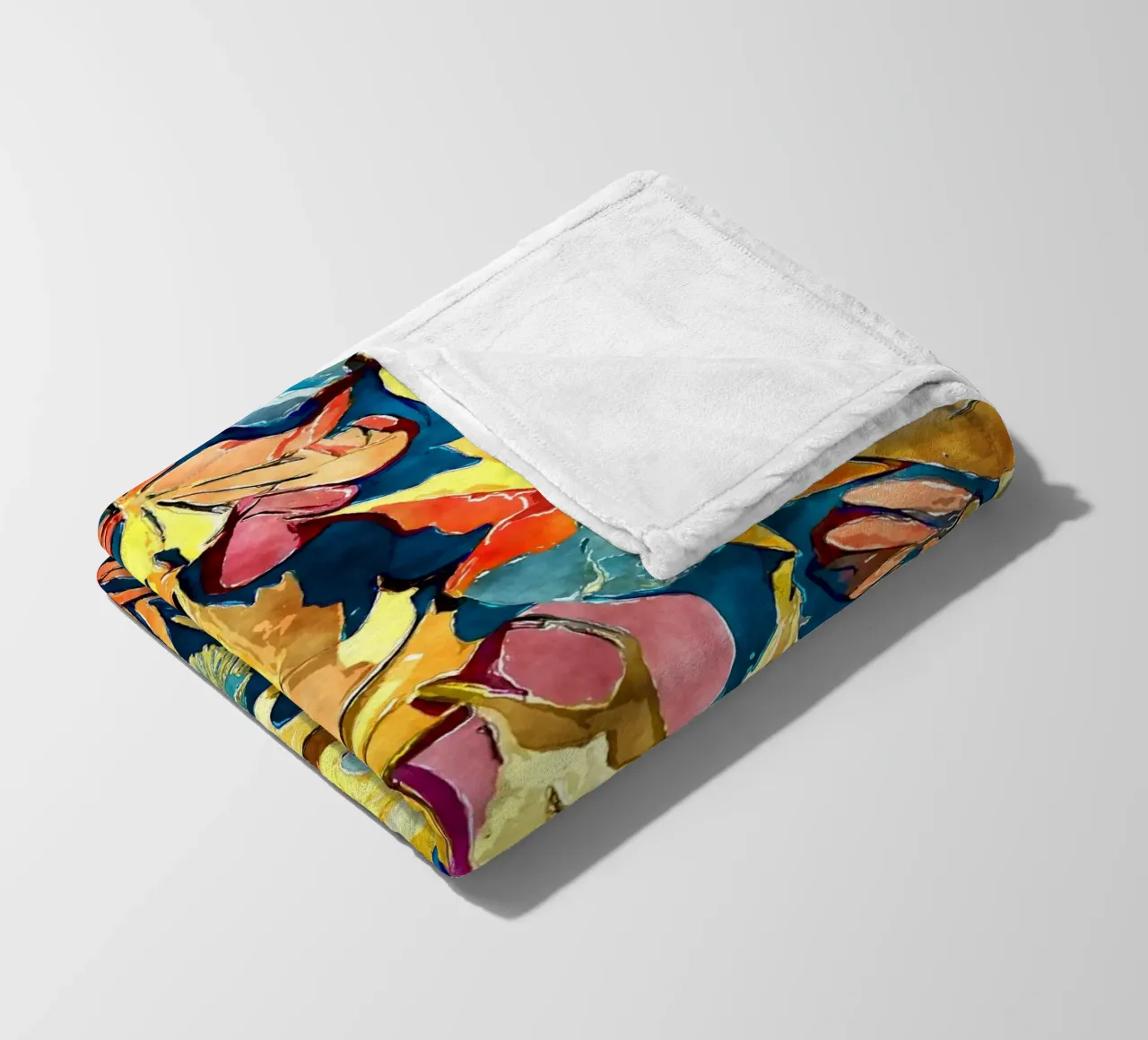 Vortice d'autunno coperta in pile da Botanical Pattern House