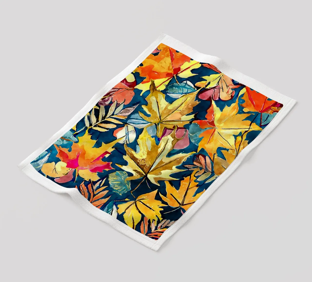 Vortice d'autunno coperta in pile da Botanical Pattern House