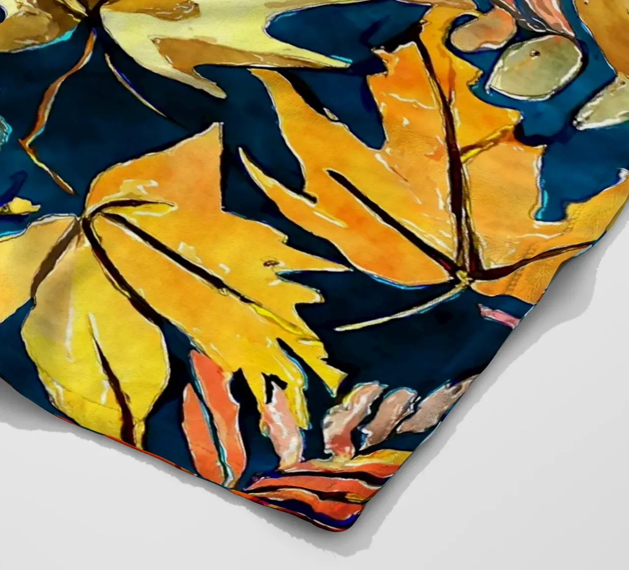 Vortice d'autunno coperta in pile da Botanical Pattern House