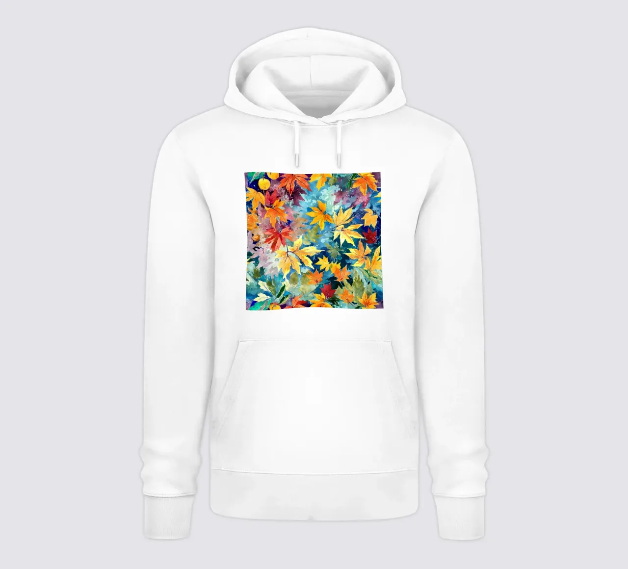 Vortice d'autunno felpa con cappuccio da Botanical Pattern House