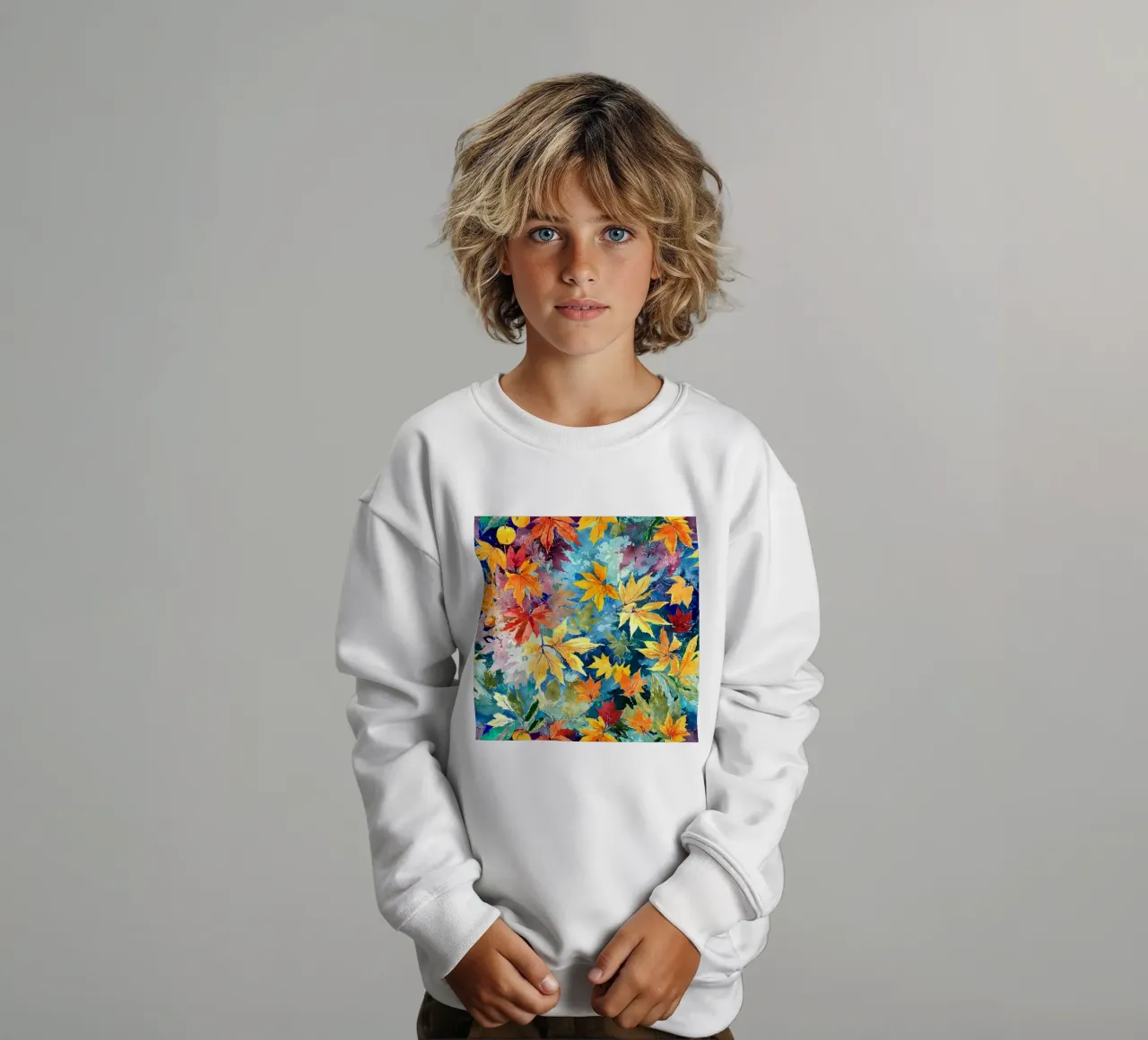 Vortice d'autunno felpa bambino da Botanical Pattern House