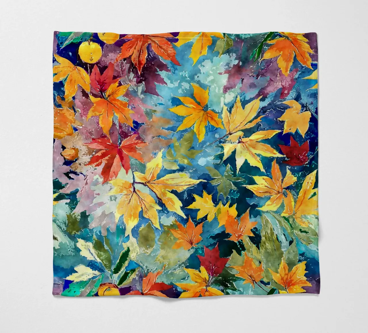 Vortice d'autunno coperta in pile da Botanical Pattern House