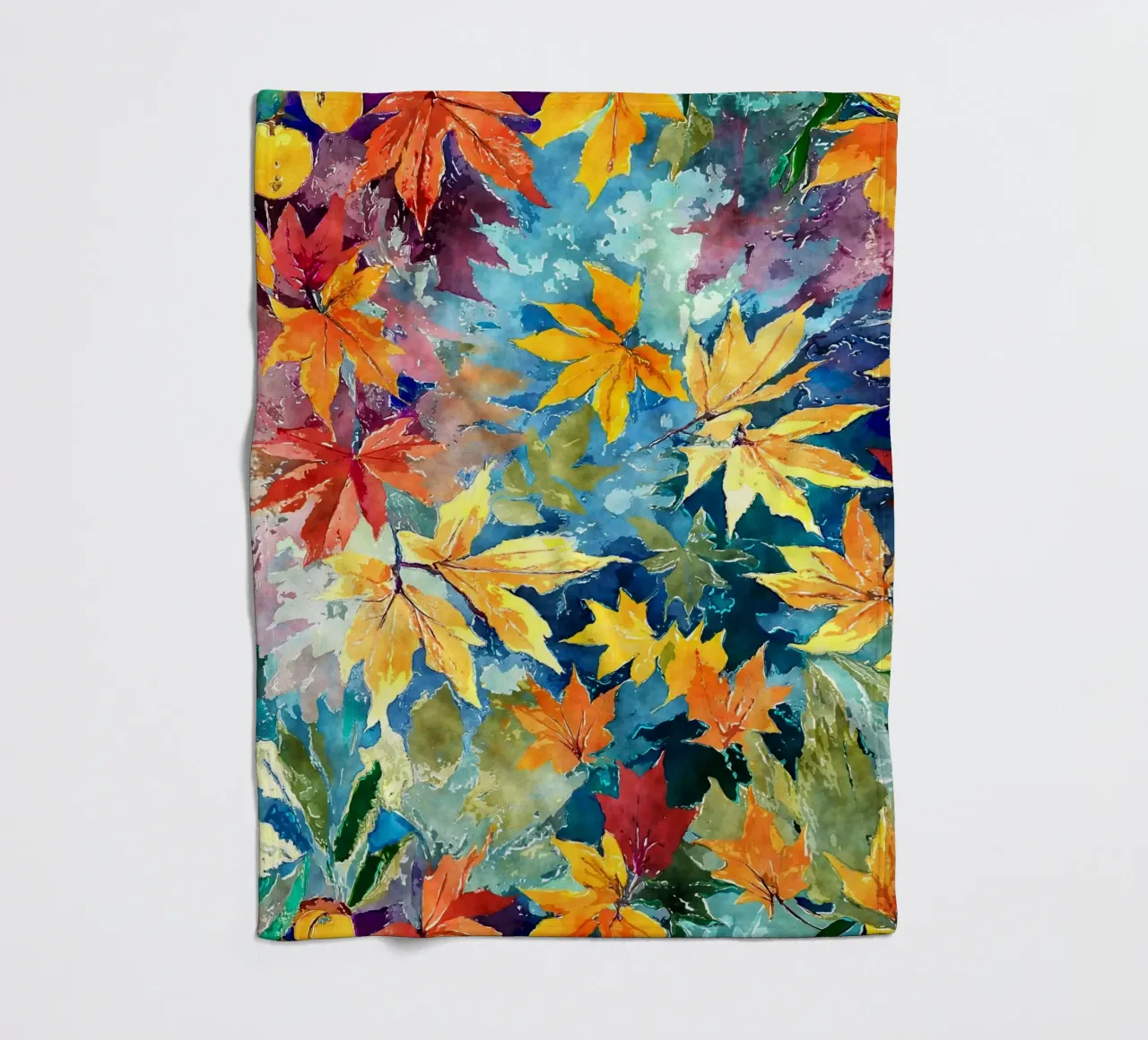 Vortice d'autunno coperta in pile da Botanical Pattern House