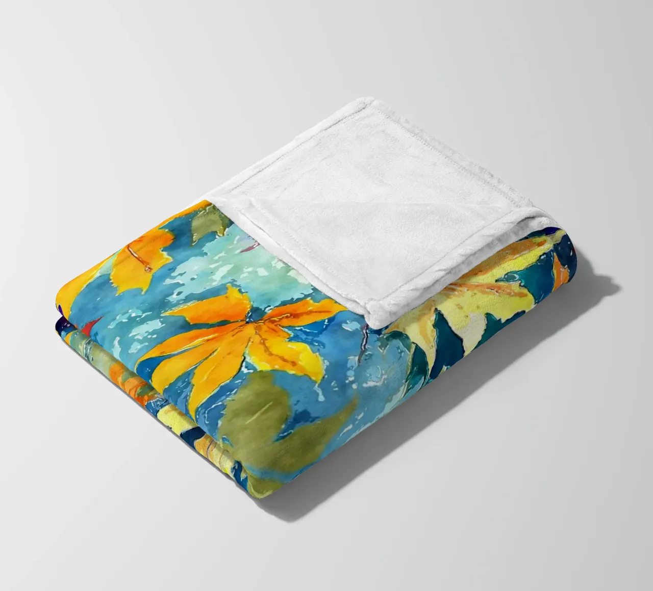 Vortice d'autunno coperta in pile da Botanical Pattern House