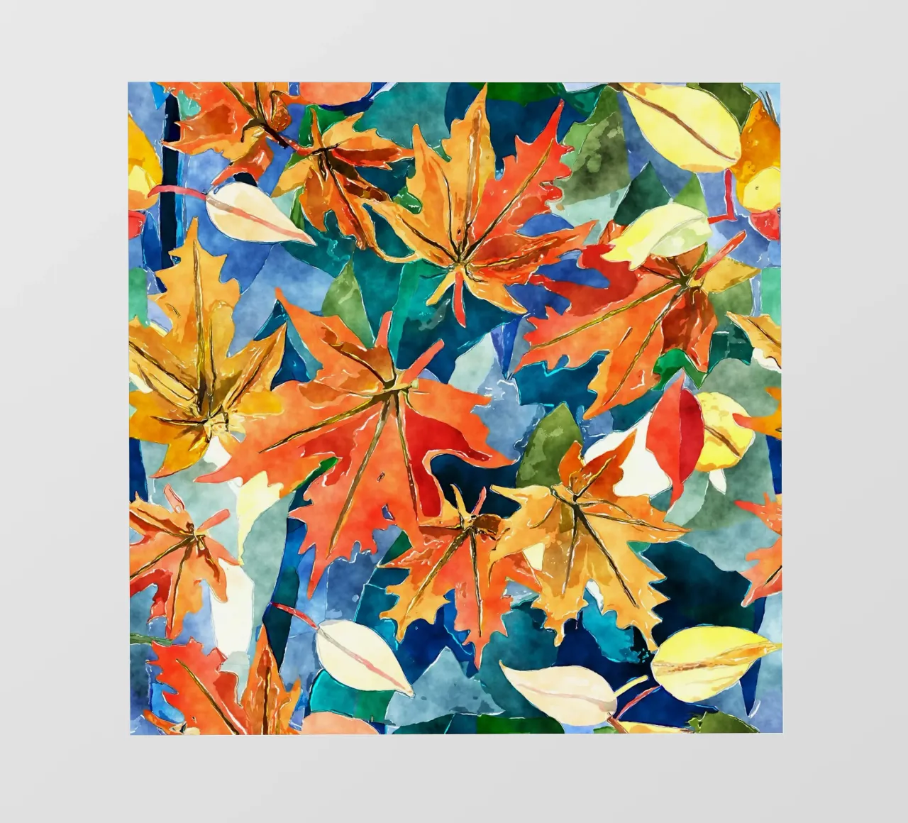 Vortice d'autunno pellicola backlit da Botanical Pattern House