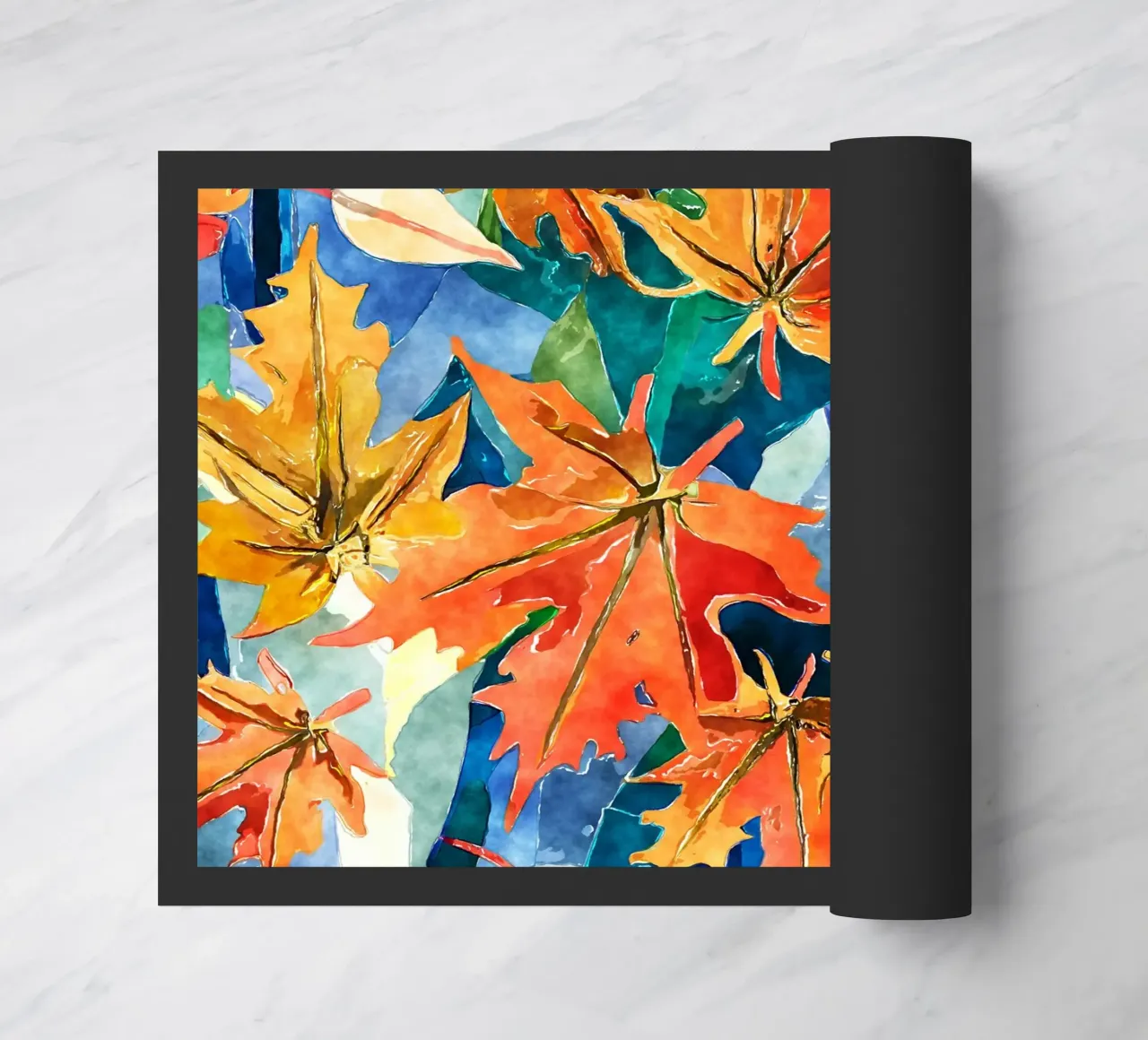 Vortice d'autunno zerbino da Botanical Pattern House
