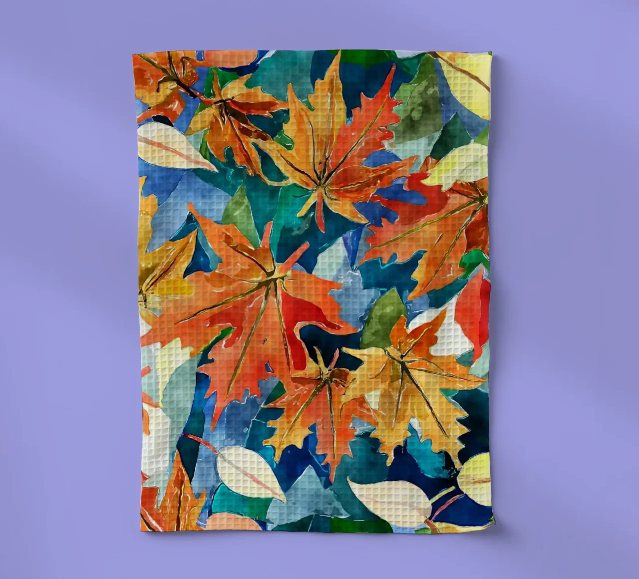 Vortice d'autunno canovaccio da cucina da Botanical Pattern House