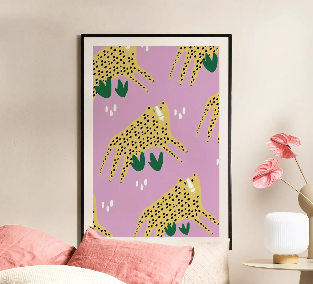 Leopards hahnemühle by Lora O'Callaghan