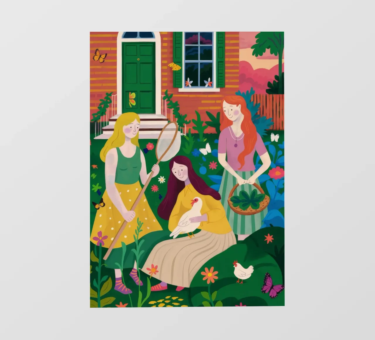Raduno in giardino telo in pvc da Petal Canvas