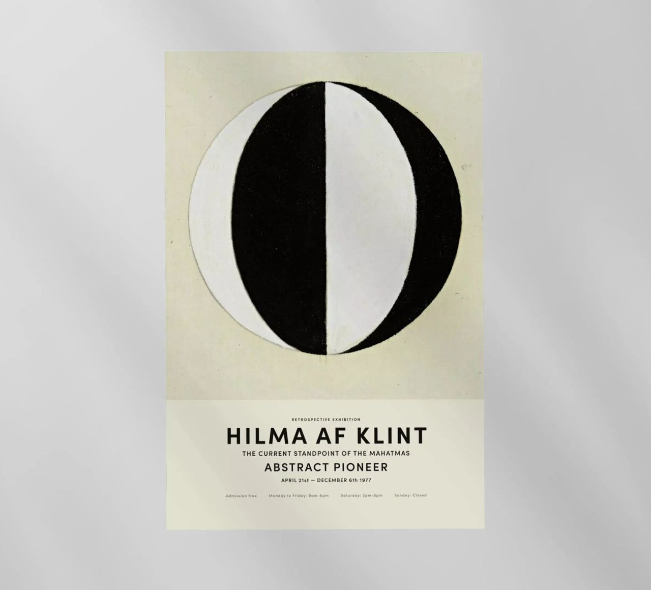 Hilma af Klint - The Current Standpoint of the Mahatmas pellicola backlit da Vintage by JUNIQE