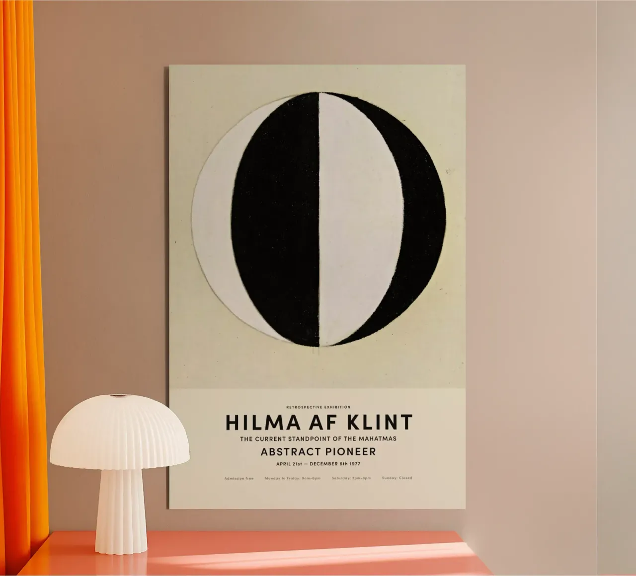 Hilma af Klint - The Current Standpoint of the Mahatmas pannello forex da Vintage by JUNIQE